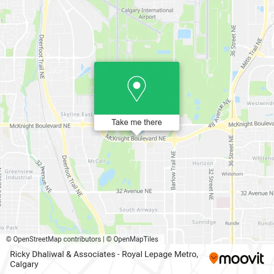 Ricky Dhaliwal & Associates - Royal Lepage Metro map