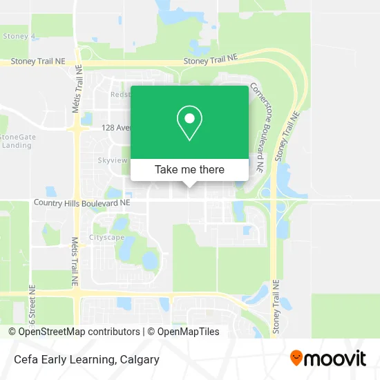 Cefa Early Learning map