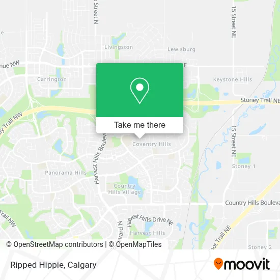 Ripped Hippie map