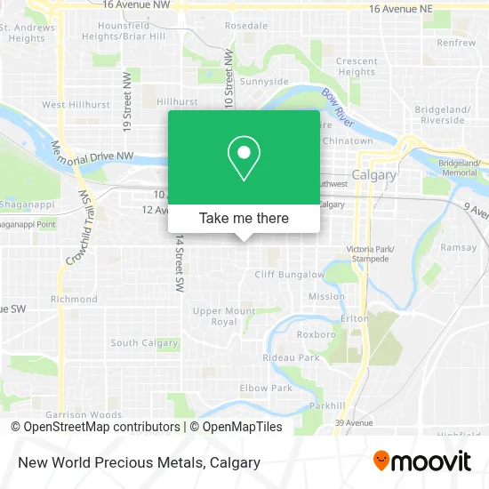 New World Precious Metals map