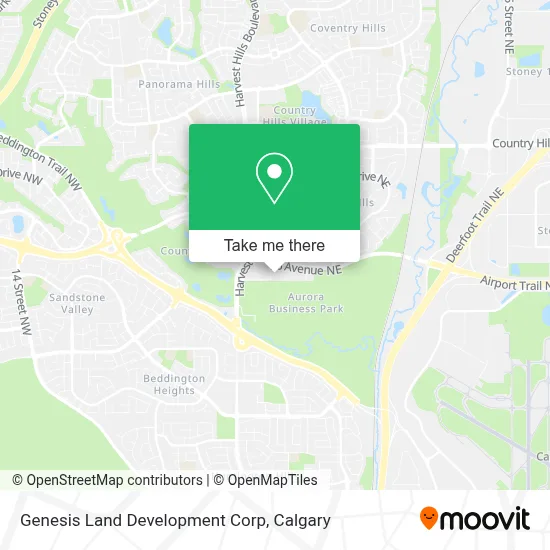 Genesis Land Development Corp map
