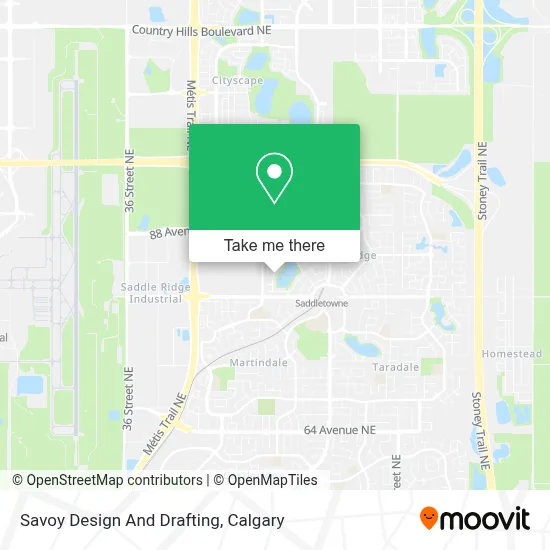 Savoy Design And Drafting map