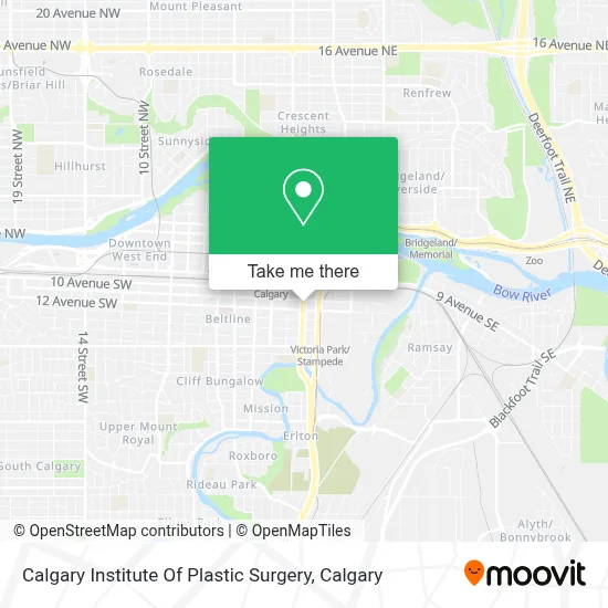 Calgary Institute Of Plastic Surgery map