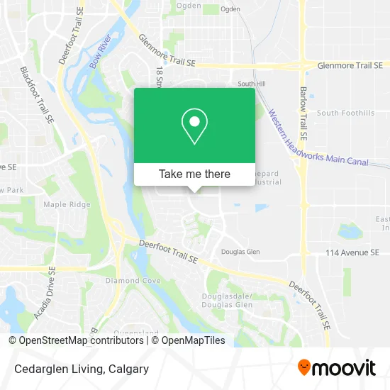 Cedarglen Living map