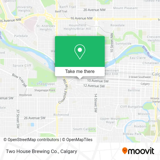 Two House Brewing Co. map