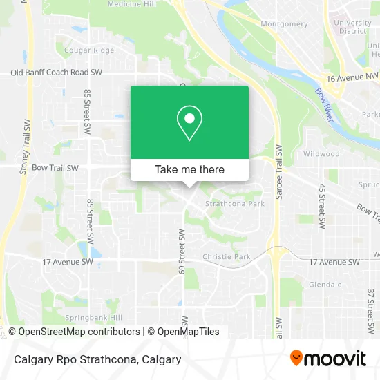 Calgary Rpo Strathcona map