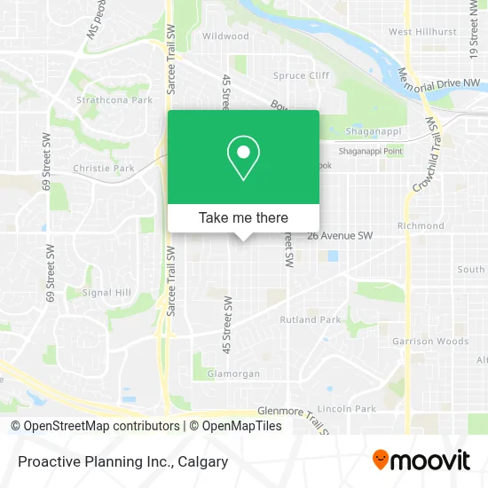 Proactive Planning Inc. map