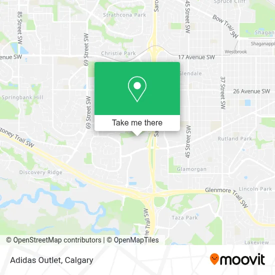 Adidas Outlet map