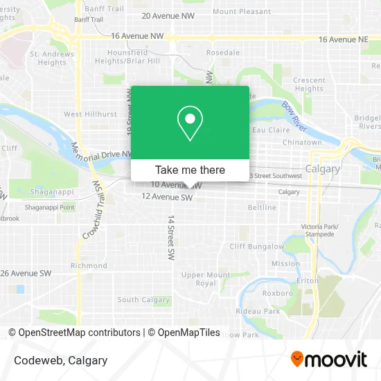 Codeweb map