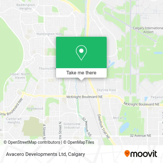 Avacero Developments Ltd map