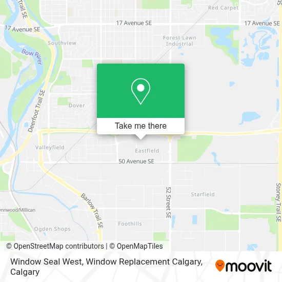 Window Seal West, Window Replacement Calgary map