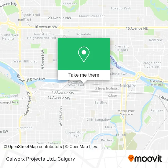 Calworx Projects Ltd. map