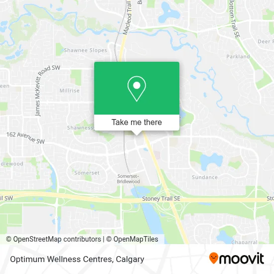 Optimum Wellness Centres map