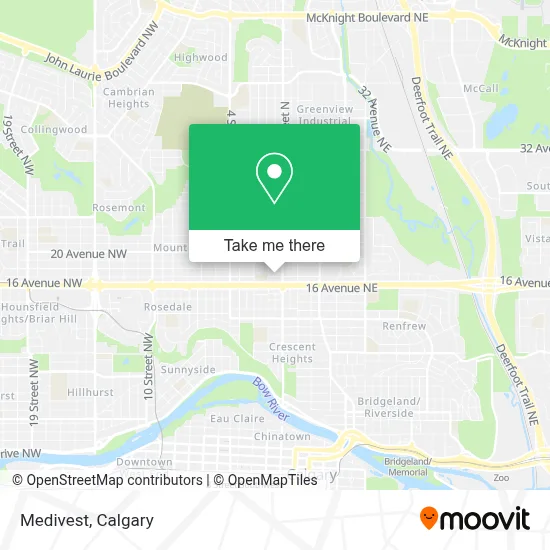 Medivest map