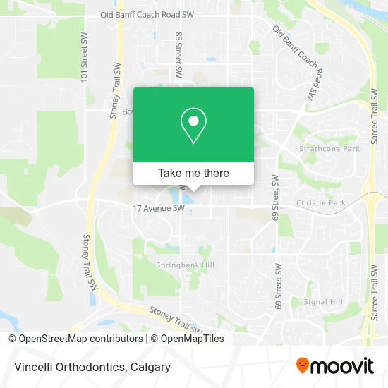Vincelli Orthodontics map