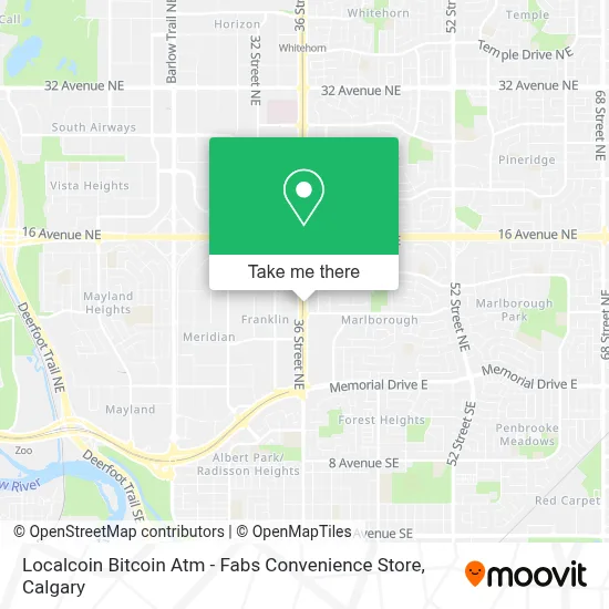 Localcoin Bitcoin Atm - Fabs Convenience Store map