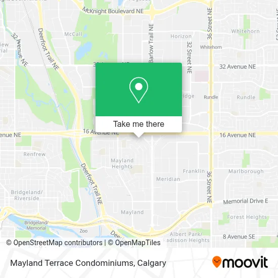 Mayland Terrace Condominiums map