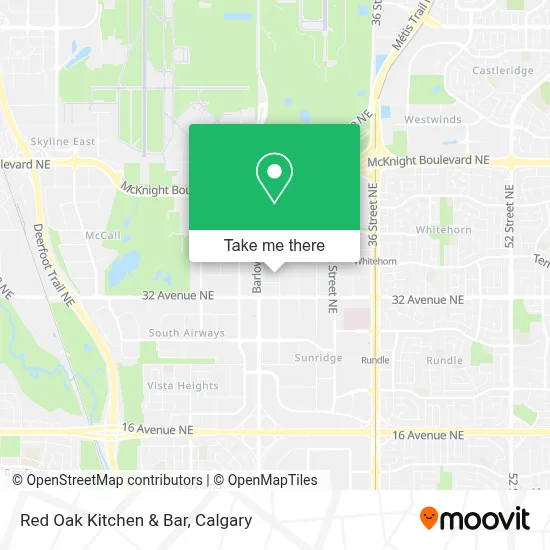 Red Oak Kitchen & Bar map