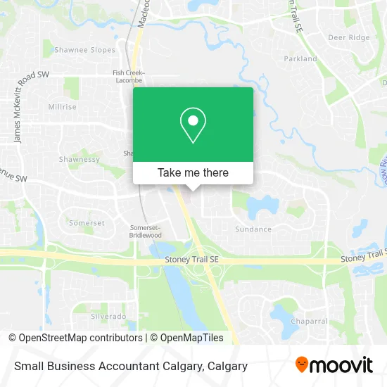 Small Business Accountant Calgary map