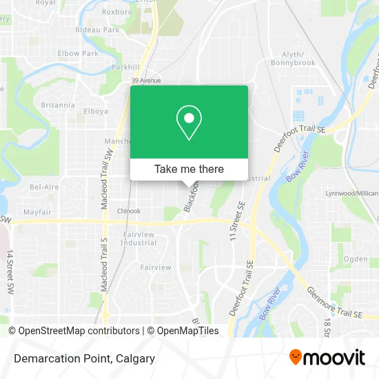Demarcation Point map