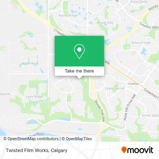 Twisted Film Works map
