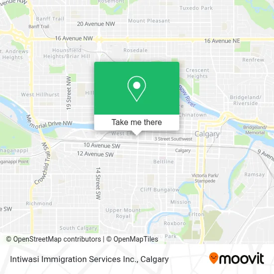Intiwasi Immigration Services Inc. map