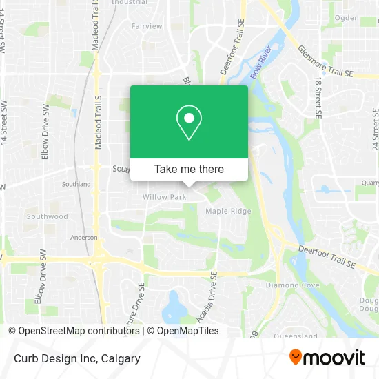 Curb Design Inc map
