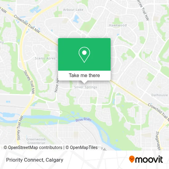 Priority Connect map