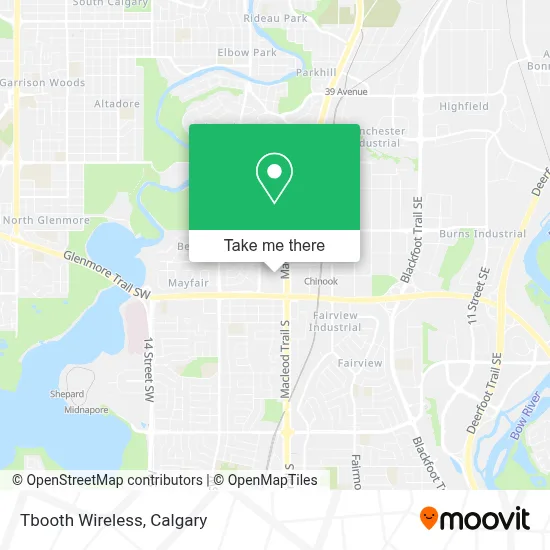 Tbooth Wireless map