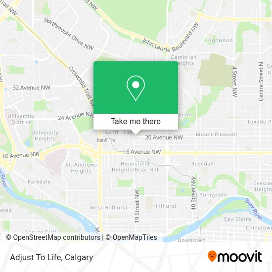 Adjust To Life map