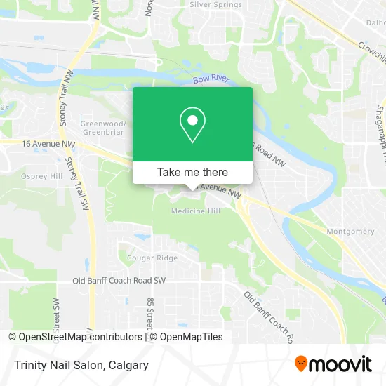 Trinity Nail Salon map