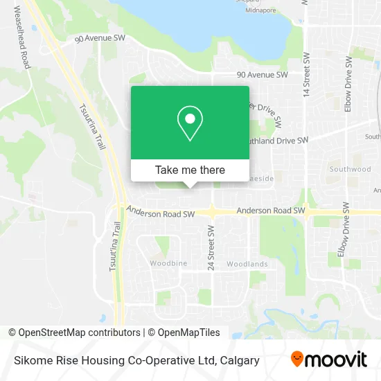 Sikome Rise Housing Co-Operative Ltd map