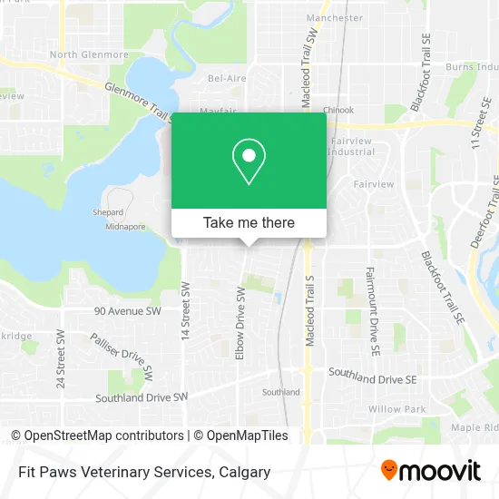Fit Paws Veterinary Services map