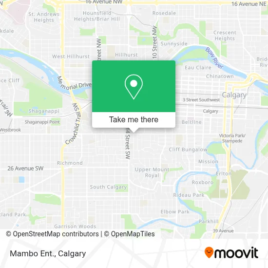 Mambo Ent. map