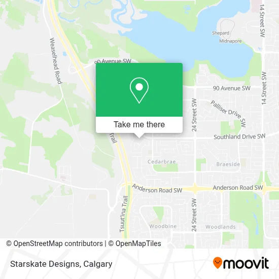 Starskate Designs map