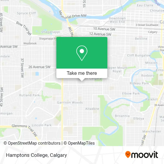 Hamptons College map