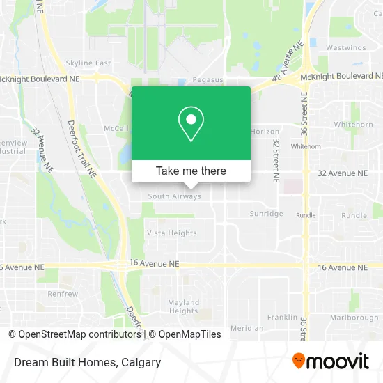 Dream Built Homes map