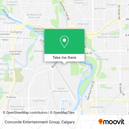 Concorde Entertainment Group map