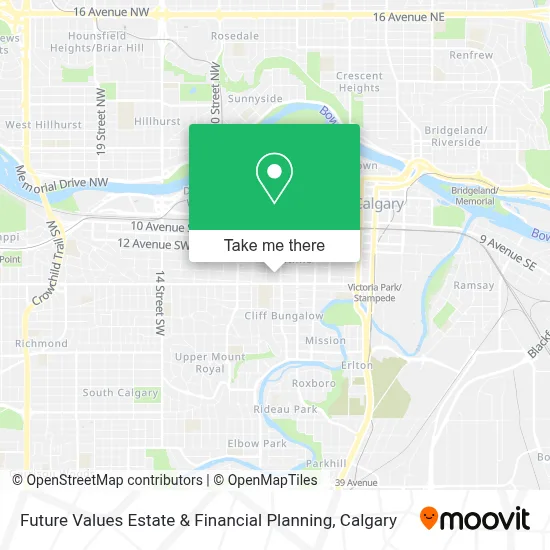 Future Values Estate & Financial Planning map
