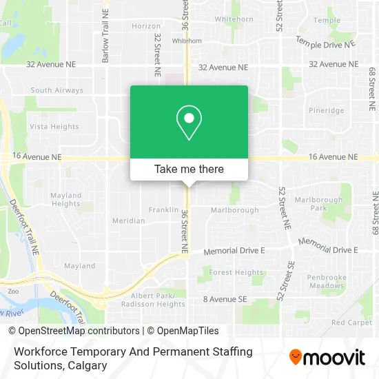 Workforce Temporary And Permanent Staffing Solutions map