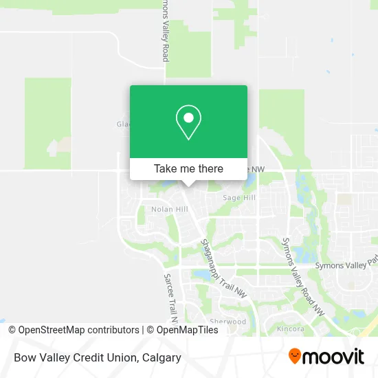Bow Valley Credit Union map