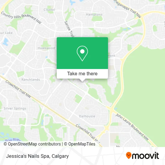 Jessica's Nails Spa map