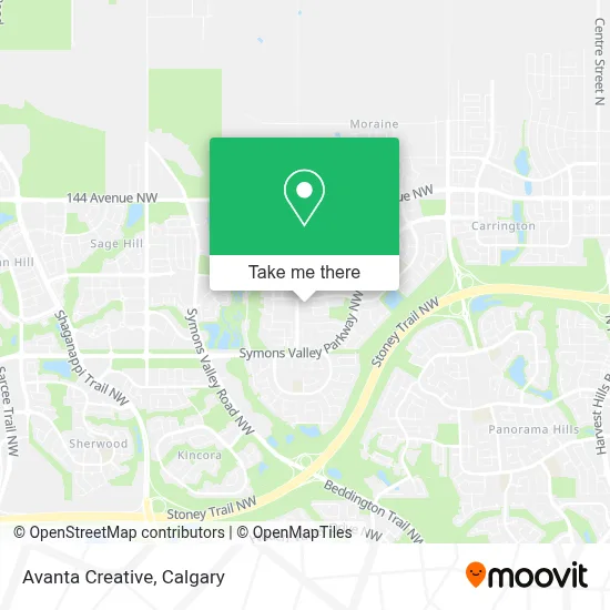 Avanta Creative map