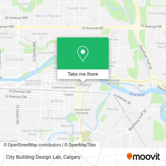 City Building Design Lab map