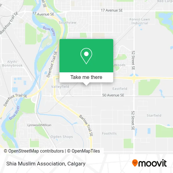 Shia Muslim Association map