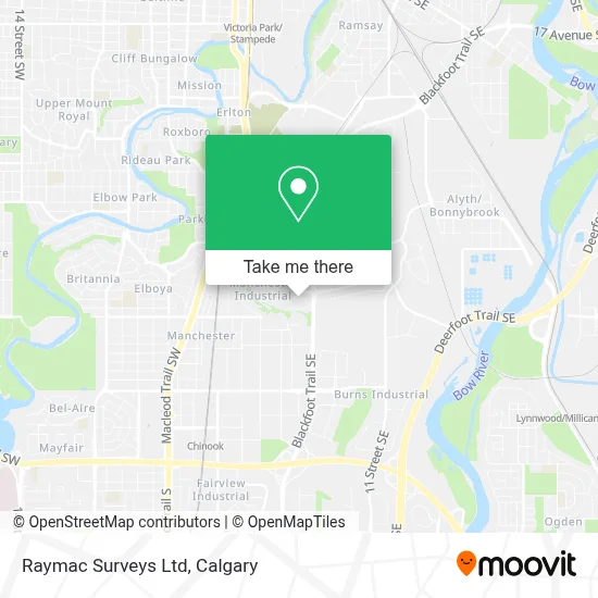 Raymac Surveys Ltd map