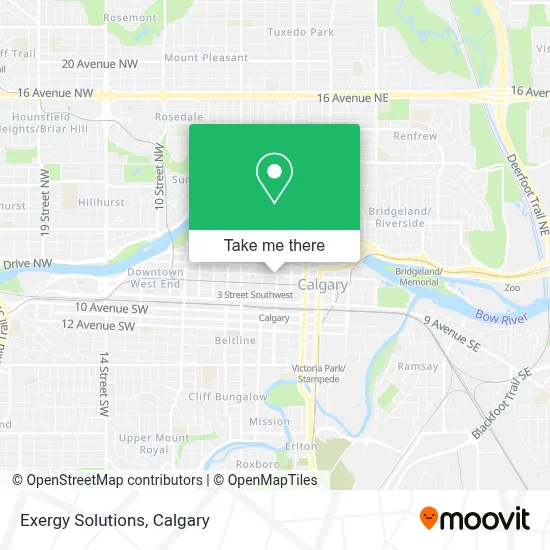 Exergy Solutions map