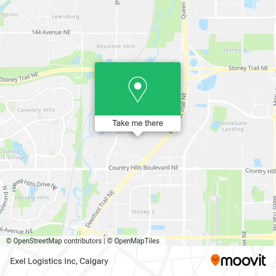 Exel Logistics Inc map
