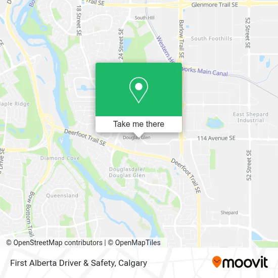 First Alberta Driver & Safety map