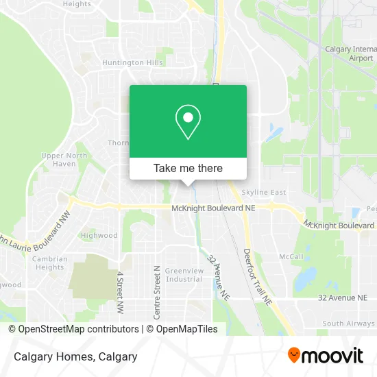 Calgary Homes map